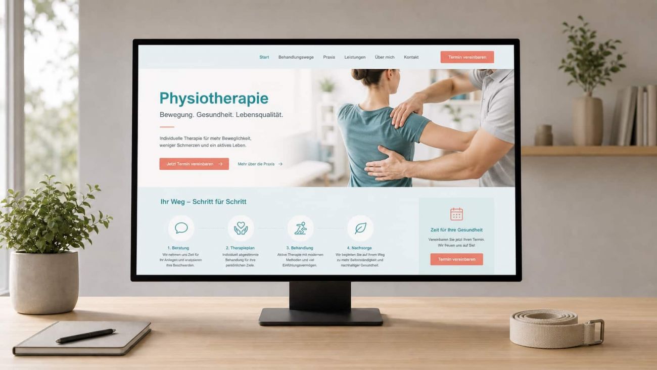 Homepage erstellen lassen für Physiotherapie